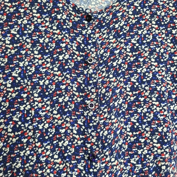 U.S Polo Assn Shorts Romper One Piece. Size Medium. Blue, Red & White. - Picture 4 of 13